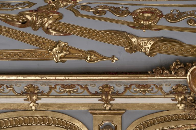 Piacenza, Teatro Municipale, particolari decorativi (foto Andrea Scardova, IBC) 2016